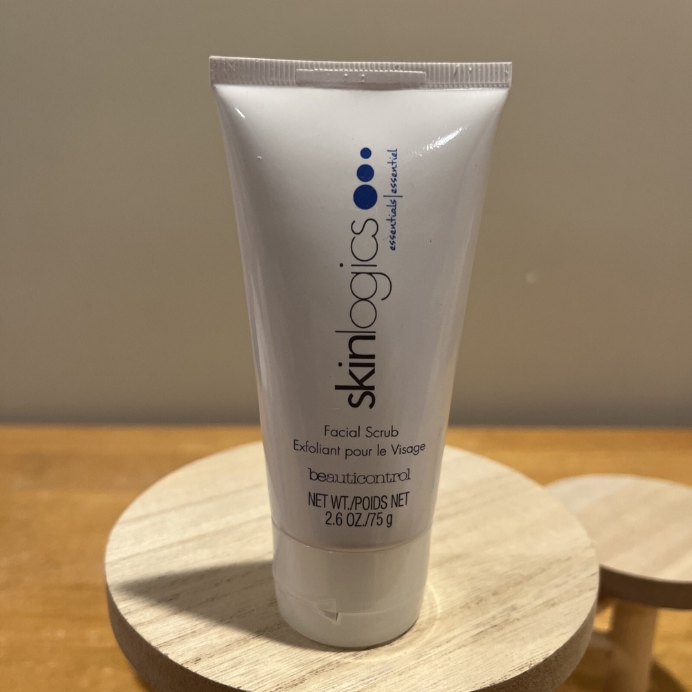 BeautiControl Skinlogics Facial Scrub 2.6 Oz Discontinued White Tube Sealed‎